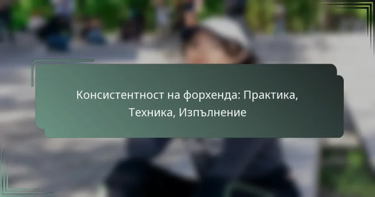 Консистентност на форхенда: Практика, Техника, Изпълнение